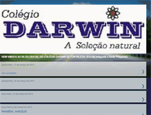 Tablet Screenshot of colegiodarwinfortaleza.blogspot.com