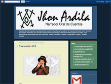 Tablet Screenshot of cuenterojhonardila.blogspot.com