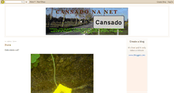 Desktop Screenshot of cansadonanet.blogspot.com