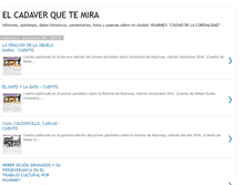 Tablet Screenshot of elcadaverquetemira.blogspot.com