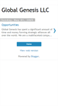 Mobile Screenshot of globalgenesisllc.blogspot.com