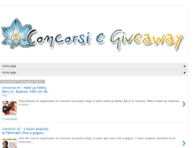 Tablet Screenshot of concorsi-giveaway.blogspot.com