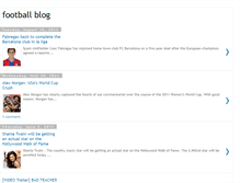 Tablet Screenshot of footballblog2011.blogspot.com