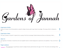 Tablet Screenshot of gardensofjannah.blogspot.com