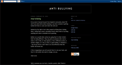 Desktop Screenshot of nobullying.blogspot.com