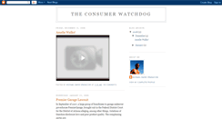 Desktop Screenshot of consumeristwatchdog.blogspot.com