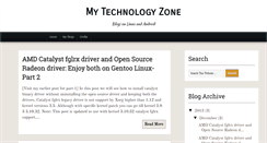 Desktop Screenshot of mytech-zone.blogspot.com