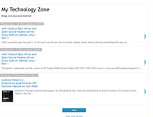 Tablet Screenshot of mytech-zone.blogspot.com