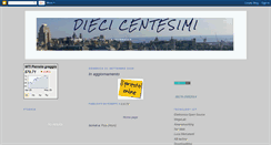 Desktop Screenshot of diecicentesimi.blogspot.com