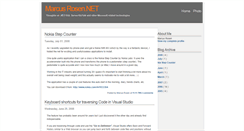 Desktop Screenshot of marcusrosen.blogspot.com