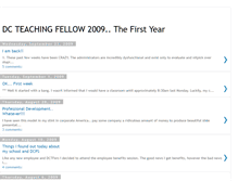 Tablet Screenshot of dcteachingfellow2009.blogspot.com