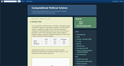 Desktop Screenshot of computational-political-science.blogspot.com