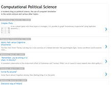 Tablet Screenshot of computational-political-science.blogspot.com