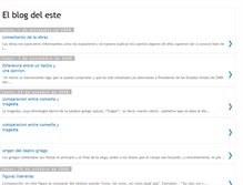 Tablet Screenshot of elblogdeleste.blogspot.com