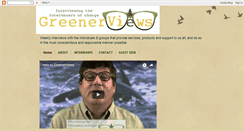 Desktop Screenshot of greenerviewslive.blogspot.com