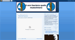 Desktop Screenshot of mussoliniano.blogspot.com