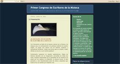 Desktop Screenshot of escritoresdelamixteca.blogspot.com