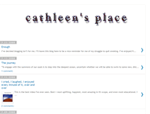 Tablet Screenshot of cathleensplace.blogspot.com