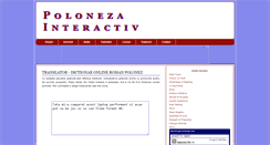 Desktop Screenshot of poloneza-interactiv.blogspot.com