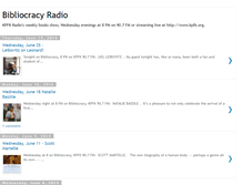 Tablet Screenshot of bibliocracyradio.blogspot.com