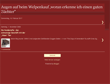 Tablet Screenshot of hundehandel.blogspot.com
