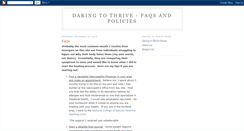 Desktop Screenshot of daringtothrivefaq.blogspot.com