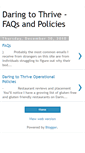 Mobile Screenshot of daringtothrivefaq.blogspot.com