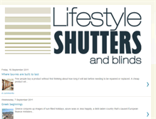 Tablet Screenshot of lifestyle-shutters.blogspot.com