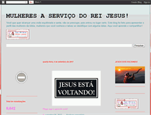 Tablet Screenshot of mulheresaservicodoreijesus.blogspot.com