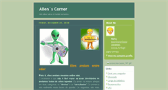 Desktop Screenshot of alienscorner.blogspot.com