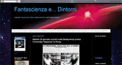 Desktop Screenshot of fantascienzaedintorni.blogspot.com