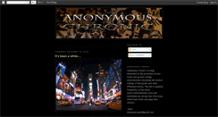 Desktop Screenshot of anonymouschronic.blogspot.com