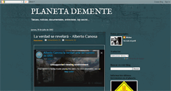 Desktop Screenshot of planeta-demente.blogspot.com
