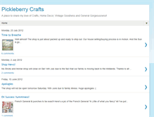 Tablet Screenshot of pickleberrypapercrafts.blogspot.com
