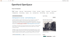 Desktop Screenshot of openhandopenspace.blogspot.com