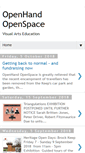 Mobile Screenshot of openhandopenspace.blogspot.com