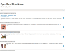 Tablet Screenshot of openhandopenspace.blogspot.com