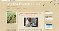 Desktop Screenshot of catequesechamadodedeus.blogspot.com