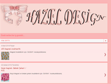 Tablet Screenshot of hazeldesgn.blogspot.com