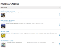 Tablet Screenshot of pastelescaseros-ines.blogspot.com