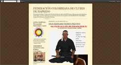 Desktop Screenshot of fedecohapkidocolombia.blogspot.com
