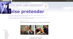 Desktop Screenshot of falsepretender.blogspot.com