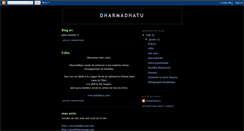 Desktop Screenshot of dharmadhatu1.blogspot.com