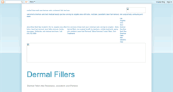 Desktop Screenshot of dermalfillers.blogspot.com
