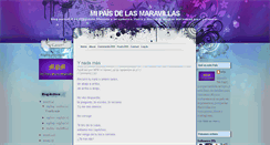 Desktop Screenshot of aiw-mipaisdelasmaravillas.blogspot.com