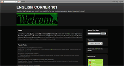 Desktop Screenshot of english-corner101.blogspot.com