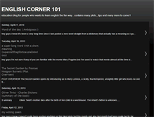 Tablet Screenshot of english-corner101.blogspot.com