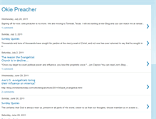Tablet Screenshot of okiepreacher.blogspot.com