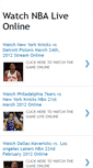 Mobile Screenshot of nba360liveonline.blogspot.com