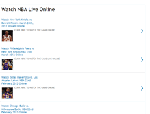Tablet Screenshot of nba360liveonline.blogspot.com